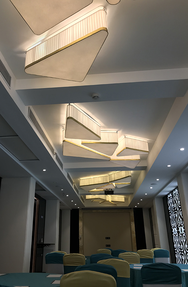 Fractal Ceiling Lamp 01 by Sahil & Sarthak for Tulip Star Hotel Jaipur Rajasthan